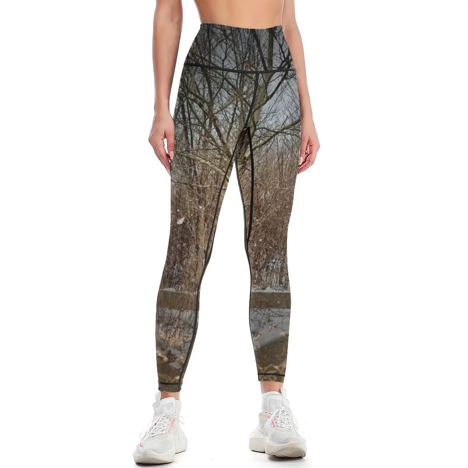 Yoga Fitness Park - Winter Park Style Camouflage Leggings Kleidung