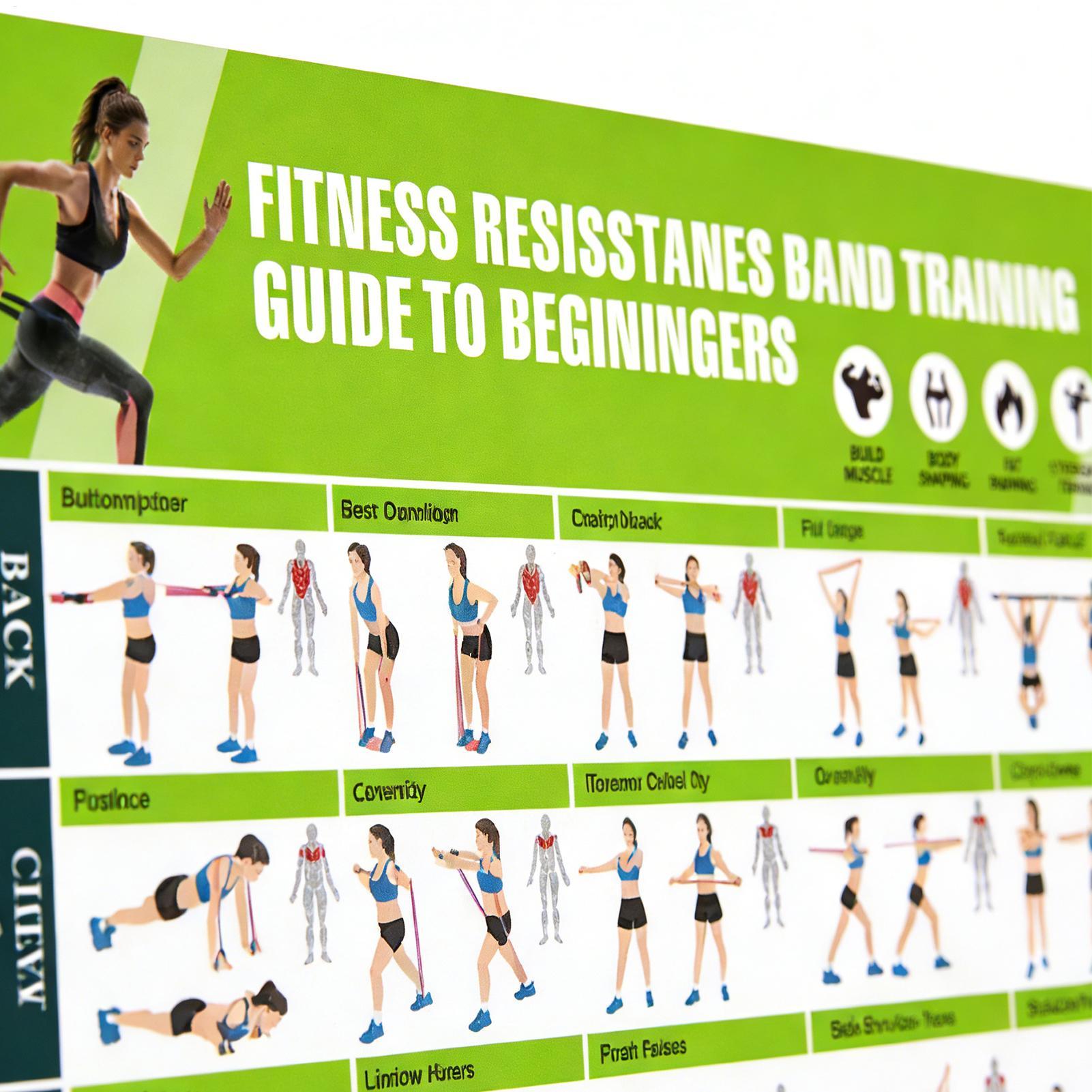 Yoga Fitness Health - Fitness-Diagramm Yoga-Posen-Chart Heimtraining Fitness-Poster Wandkunst Leinwanddruck