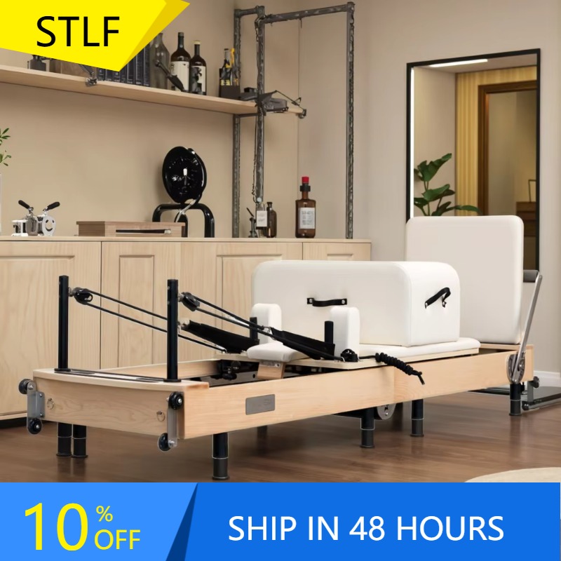 Yoga Fitness Reformer - YTYIN Langlebiges Pilates-Reformer-Set für guten Körper,
