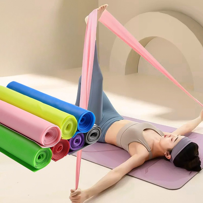Yoga Fitness Health - Elastische Rutschfeste Widerstandsbänder Premium Latex Yoga