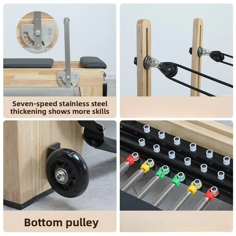 Hochwertiges Ahorn-Pilates-Ref – Yoga Fitness Reformer Bewertung und Preis