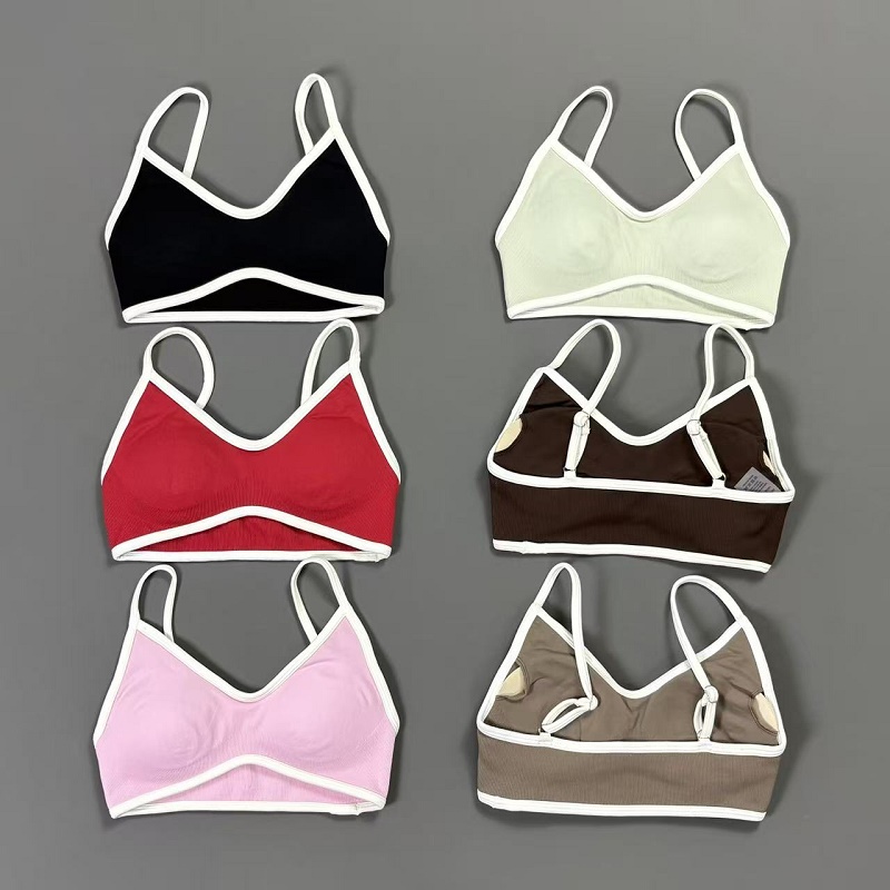 Damen Kontrastlinien-Yoga-BH V – Yoga Daily Fitness Bewertung und Preis